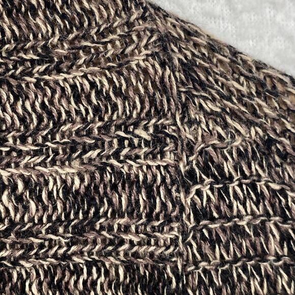 EILEEN FISHER Cardigan L Linen Marled Duster Open Front Long Sleeve Brown - Picture 6 of 14